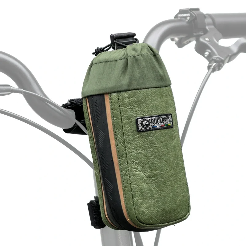 ROAD TO SKY Nachhaltige Fahrrad-Wasserflaschentasche aus recycelten Reifen 0,8L