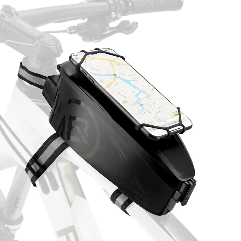 ROCKBROS Fahrrad Rahmentasche Oberrohrtasche mit Regenschutz