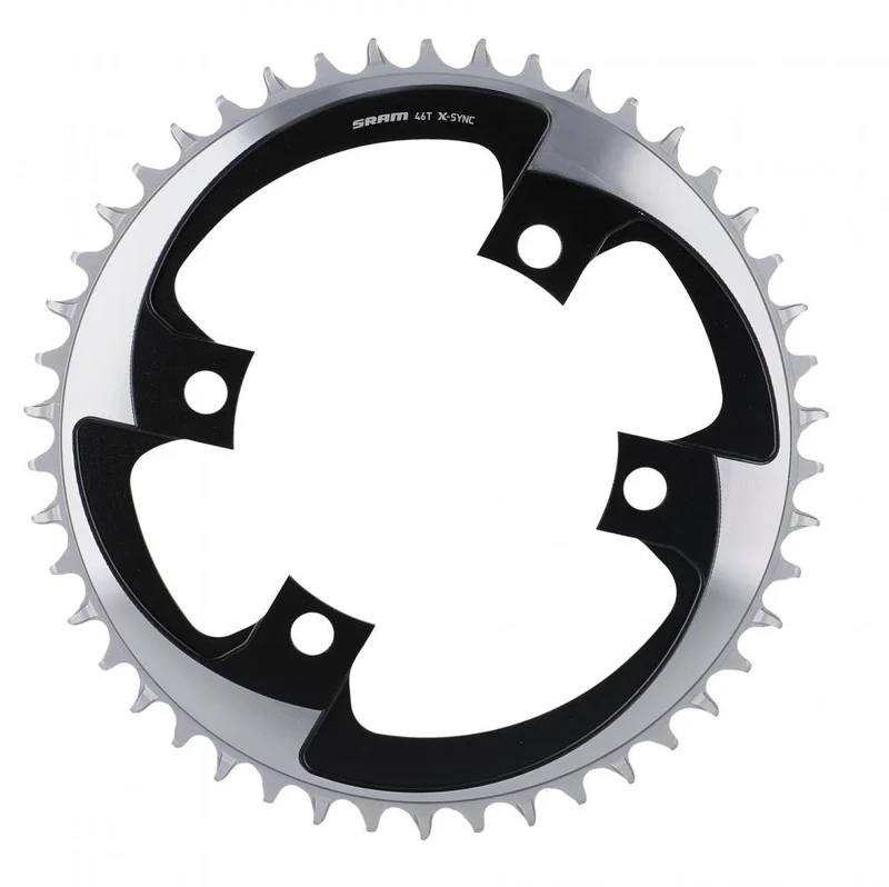 SRAM X-Sync Kettenblatt Road 12-fach 44T grau - präzise Schaltperformance für Rennräder