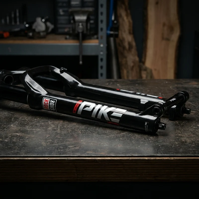RockShox LowerLeg 29\"15x110,Boost,Pike Gloss Black, mit PRV Ventilen, 2023+