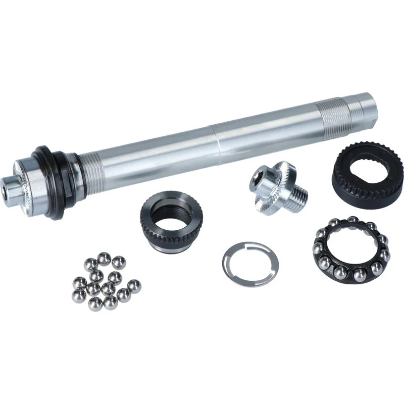 SHIMANO Hohlachse WH-RX31-F Komplettkit - Ersatz-Hohlachse für WH-RX31 Vorderrad