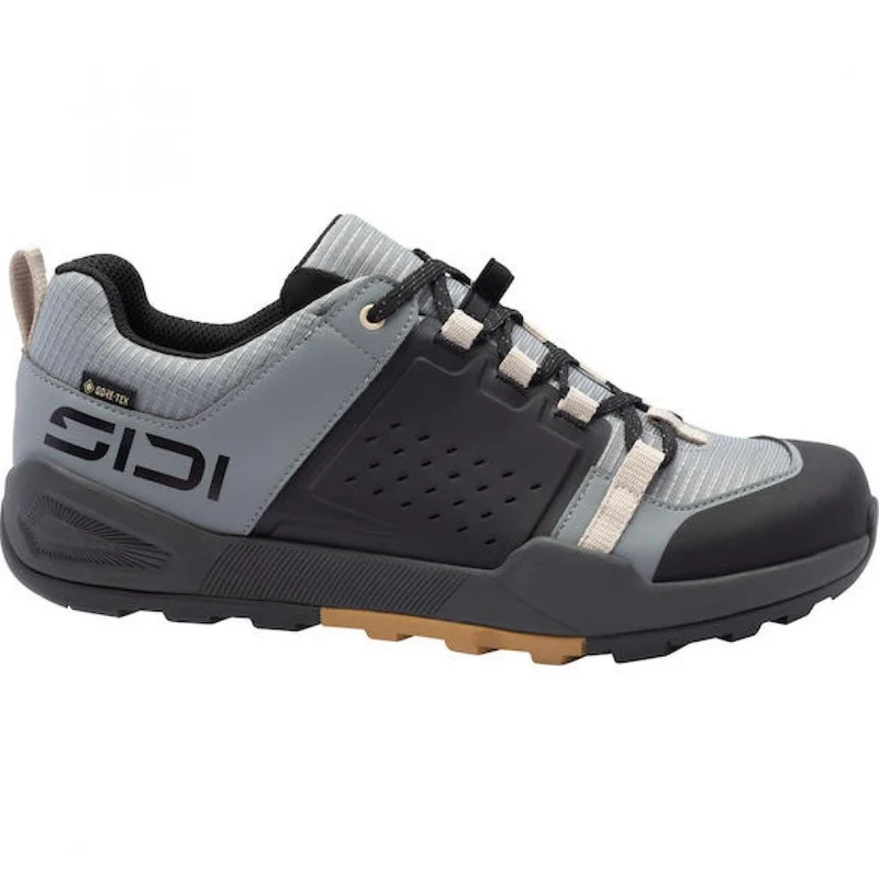Sidi MTB ATOMUS GTX dark gray/sand 47 Dunkelgrau/Sand - wasserdichter MTB-Schuh mit Grip