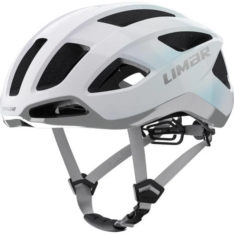 Limar Air Stratos Opal White Silver L Weiß/Silber - leichter All-Terrain-Fahrradhelm mit Top-Belüftung