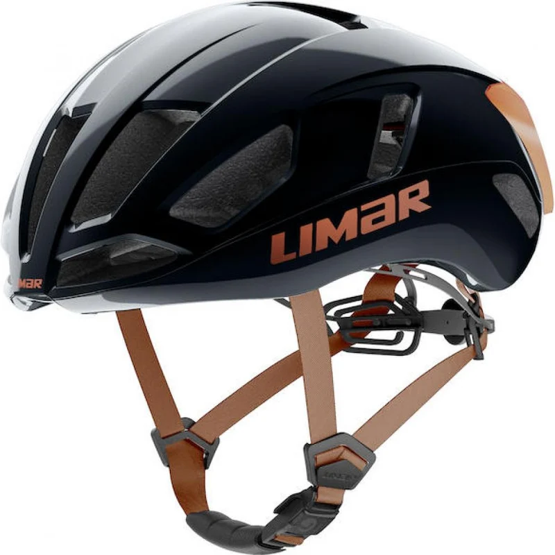Limar Air Atlas W&B Midnight Black Bronze M Schwarz/Bronze - aero Rennradhelm moderne Ausführung