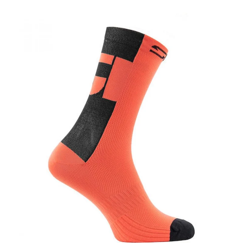 Sidi Socken CONFUSUM coral fluo 35-39 Rot - leichte, atmungsaktive Radsocken