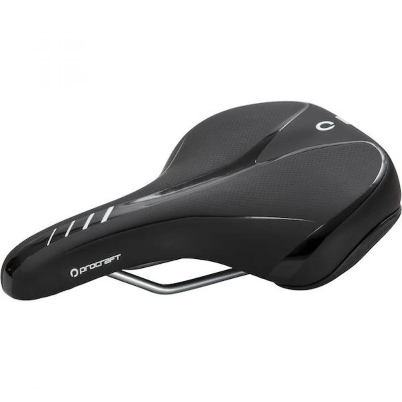 Procraft Sattel Comfort Plus Lady 262 x 192 mm schwarz - komfortabler Damensattel für aufrechte Sitzposition