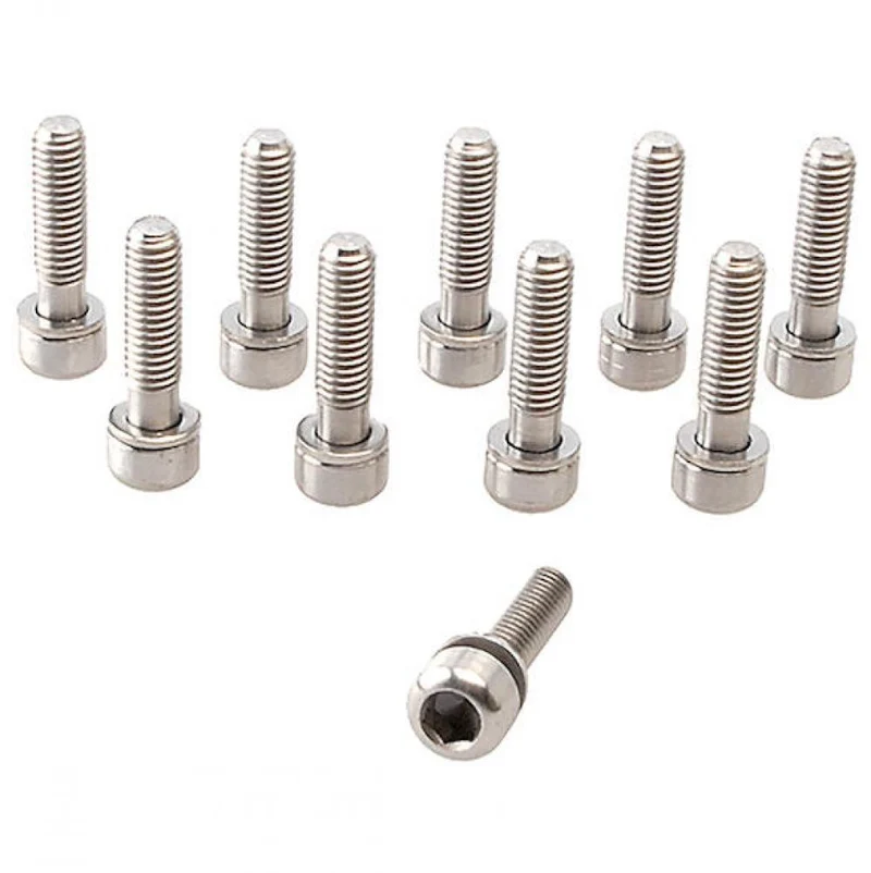 Procraft Schraube Titan M6 x 19 mm silber - ultraleichte Hochleistungs-Titanschraube
