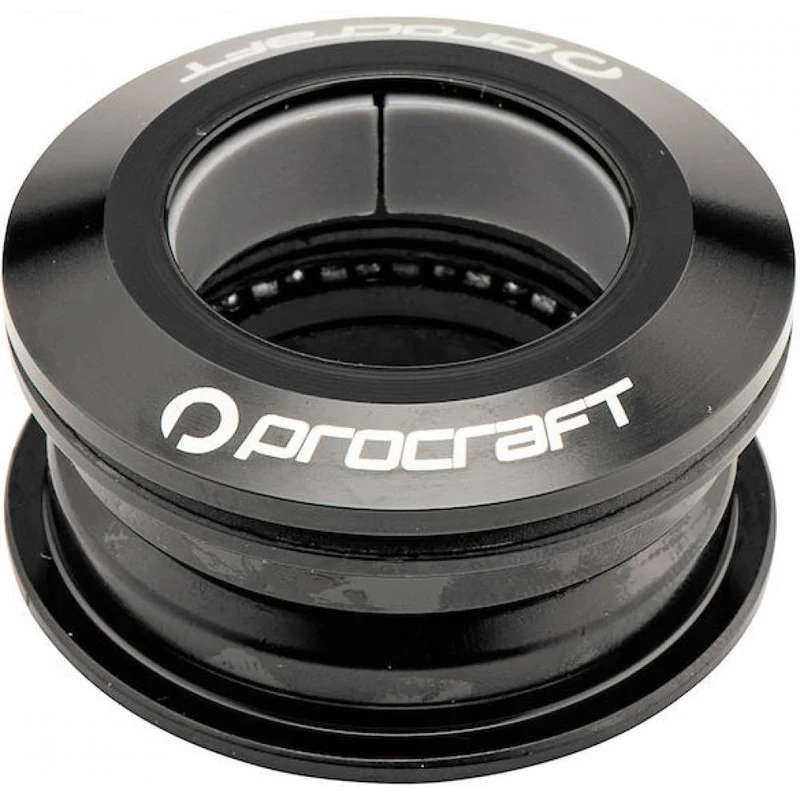 Procraft Steuersatz Comp 4450 semi-integriert 1 1/8 Zoll Schwarz - präzises Lenkverhalten