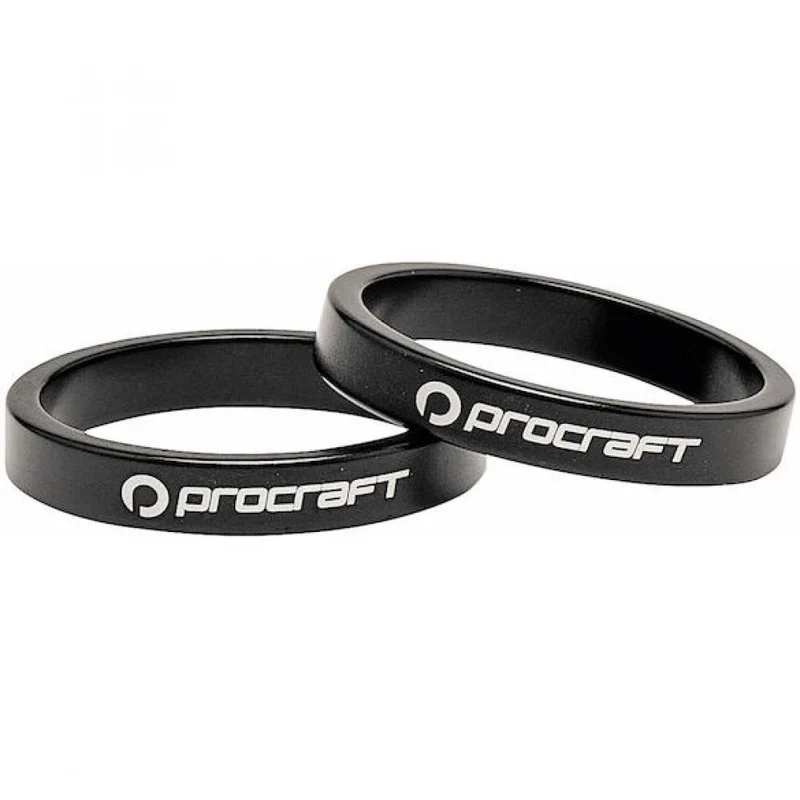 Procraft Ahead Spacer Alu 1 Zoll 5 mm 1 Zoll schwarz - präzise Lenkerhöhe
