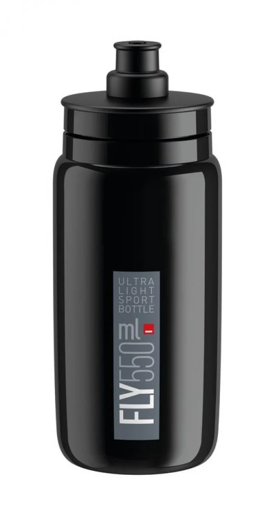 Elite Trinkflasche Fly 550 ml schwarzgrau