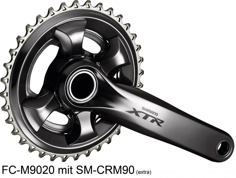 SHIMANO Kurbelgarnitur XTR FC-M9020 11-fach 165 11 - leichte, steife Antriebslösung