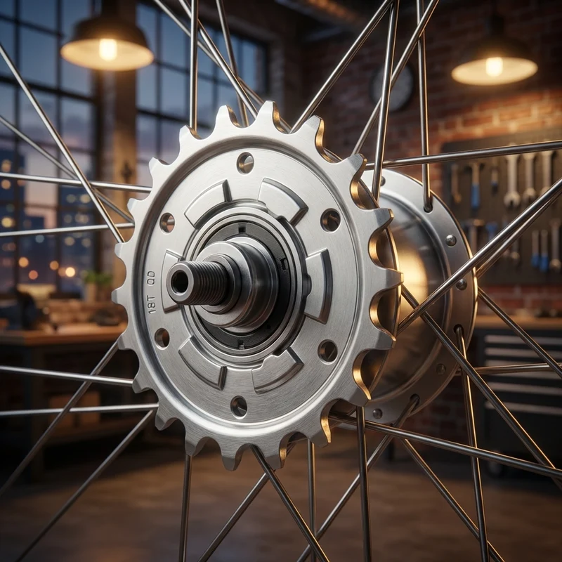 SHIMANO Ritzel ALFINE 18Z. - 18 Zähne, Singlespeed/Alfine-kompatibel