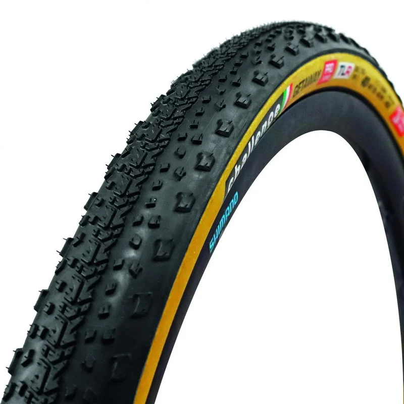 Challenge Gravel-Reifen Getaway Pro Handmade TLR 40-622 Schwarz/braun - komfortstarker Allround-Gravelreifen