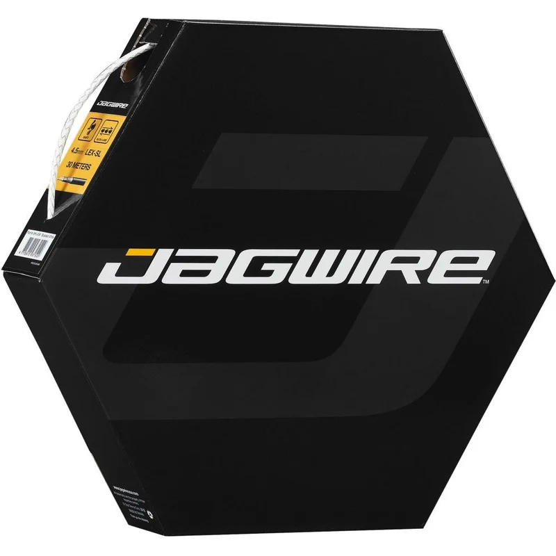 Jagwire Schaltzugaußenhülle LEX-SL Ø 4,5 mm x 30 m Weiß - präzise Schaltperformance