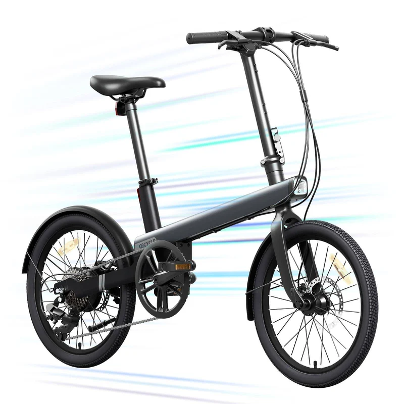 QiCYCLE E-Bike 20 Zoll klappbare Elektrofahrrad med 8 Gangschaltung til 25km/t for Jugendliche og Erwachsene
