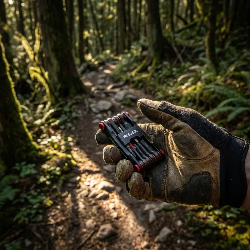 XLC Trailtool Solution (TTS) Set TO-M23 - Multifunktions-Werkzeugset für Mountainbike und Trail