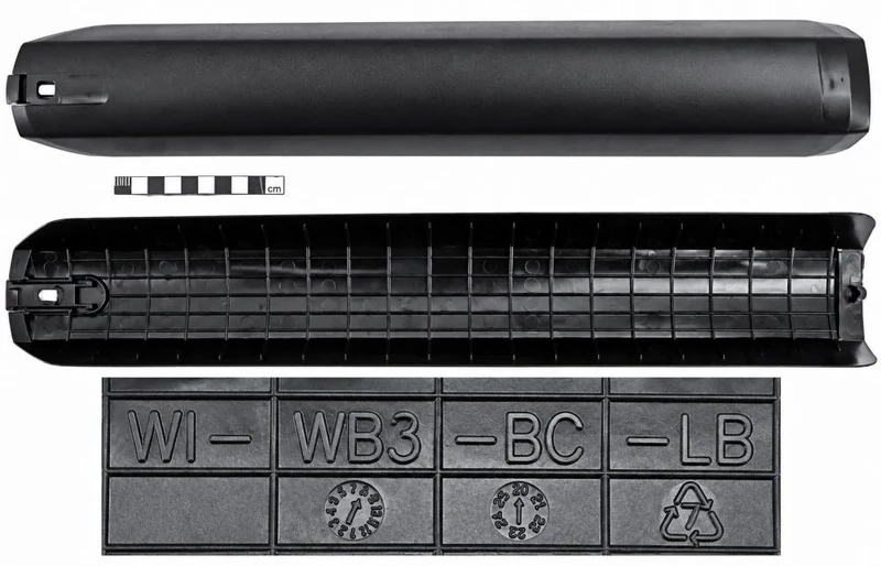 Winora Battery Cover schwarz für Sinus He/Da - Bosch i625Wh