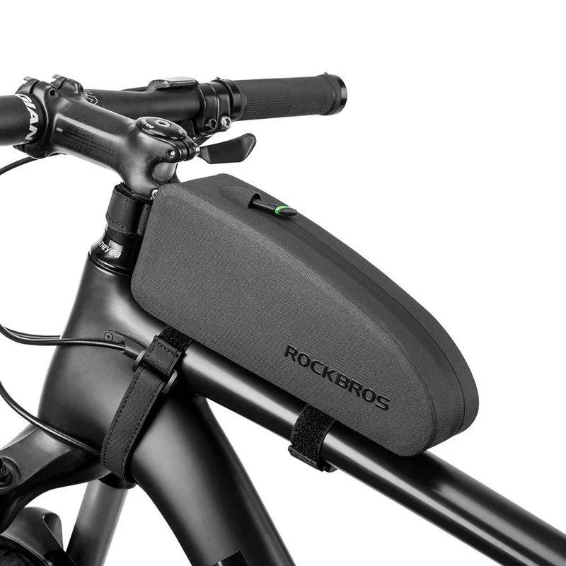 ROCKBROS Fahrrad Rahmentasche wasserdicht Staubfest Schwarz 1L/1,6 L