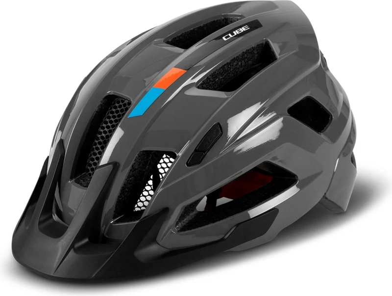 Cube Helm STEEP X Actionteam grey´n´orange