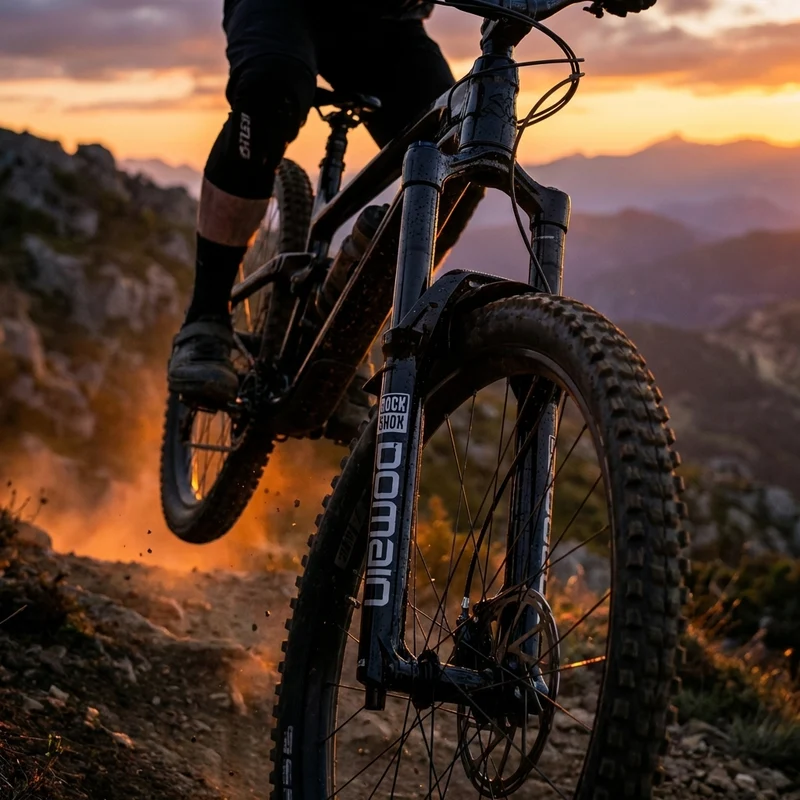 RockShox LowerLeg 27\"15x110Boost DomainB1+ 11.4018.091.058,GlossBlack,38mm,2022+