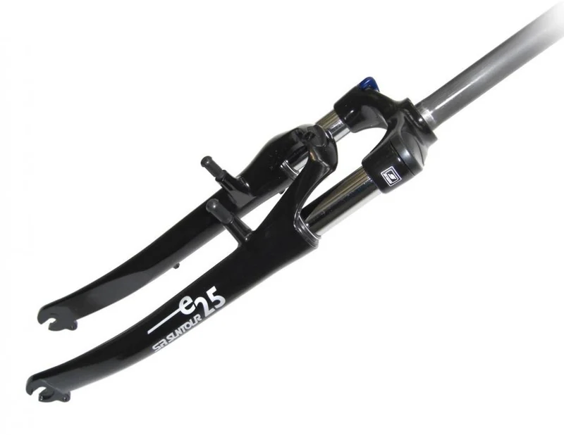 SR Suntour Federgabel SF14 CR85 E25 P LO- 700C 28 Zoll schwarz 1 1/8 Zoll V-Brake Schaftlänge 255mm Gewinde 55mm