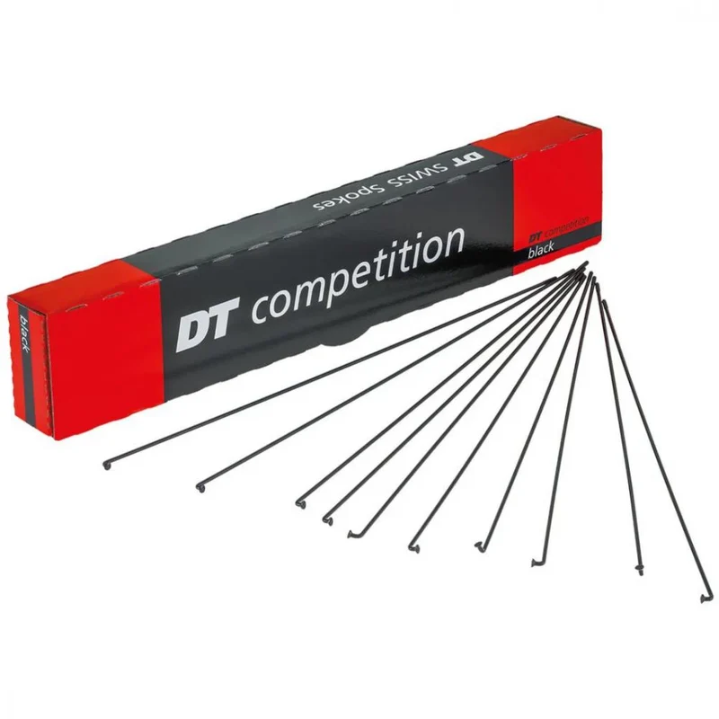 DT SWISS Speichen J-Bend 2.0X1.8X2.0X271 Mm Karton 100 Stück Schwarz Competition Niro Ohne Nippel
