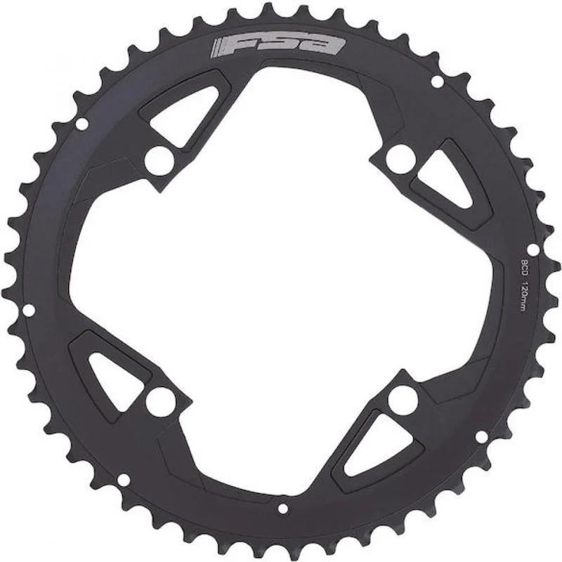 FSA Kettenblatt Road Gossamer 4-Arm 2x 90 mm x 34 T Schwarz - präzise Schaltperformance