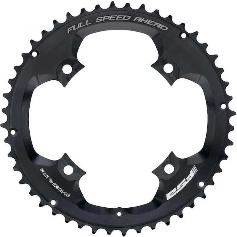 FSA Kettenblatt Road Powerbox Stealth 4-Arm 120 mm x 46 T Schwarz - Hohe Steifigkeit & Präzise Schaltperformance
