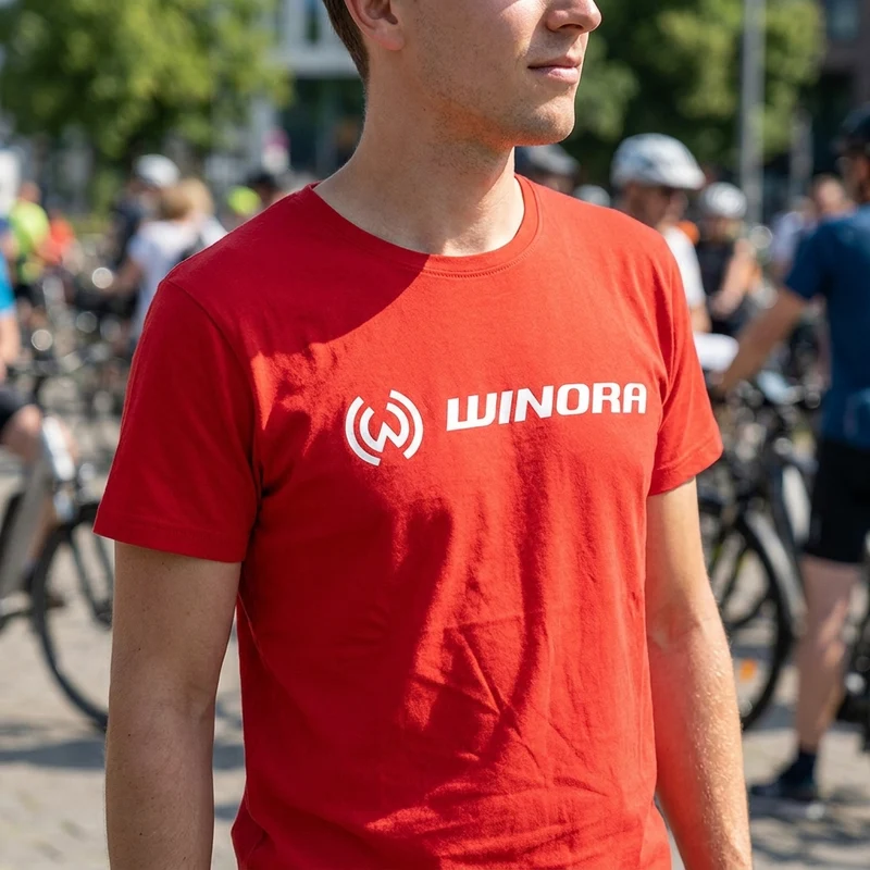 Winora T-Shirt Promoshirt rot Gr XXXL