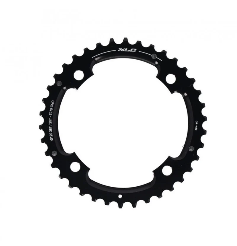 XLC Kettenblatt CR-A22 Sram 2x10 speed Ø120mm 38 Zähne