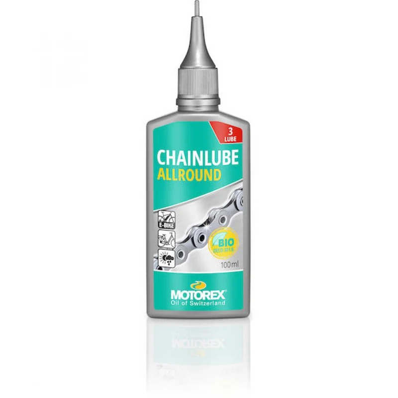 MOTOREX Chainlube Allround Kettenöl 100 ml l Red - langlebige Allwetter-Schmierung