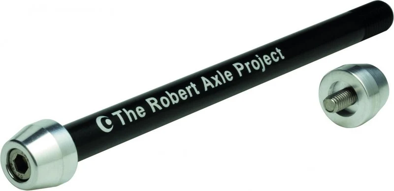 The steckachse robert axle TRA204 12x169/172 172 Schwarz - stabile Steckachse für Anhänger & Training