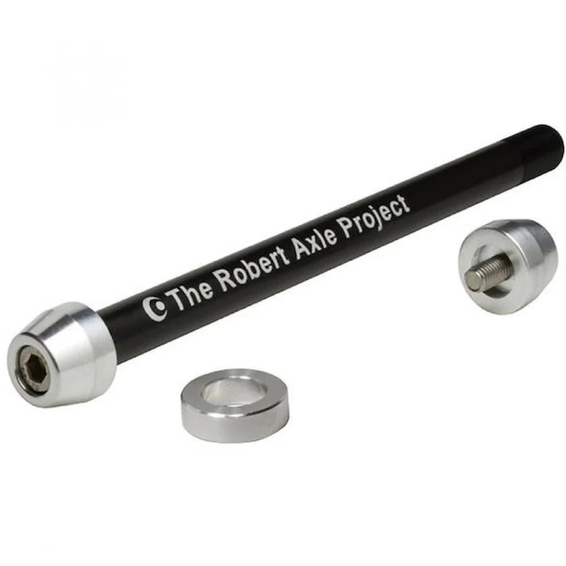 The steckachse robert axle tra212 159/162/165mm 159 Schwarz - stabile Steckachse für Rollentrainer