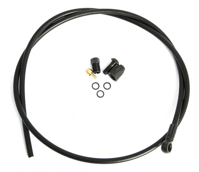 Hayes Bremsleitung Stroker schwarz 160 cm schwarz - präzise Bremsperformance für Scheibenbremsen