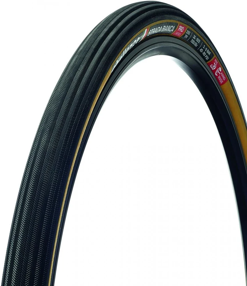 Challenge Gravel-Reifen Strada Bianca Pro Handmade Clincher 36-622 Schwarz/braun - schneller Komfort auf Schotter