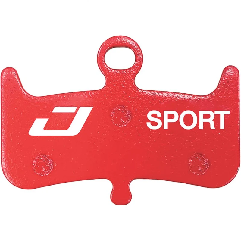 Jagwire Bremsbeläge Disc Sport Semi-Metallic Hayes - Größe Standard Rot - zuverlässige Bremsleistung