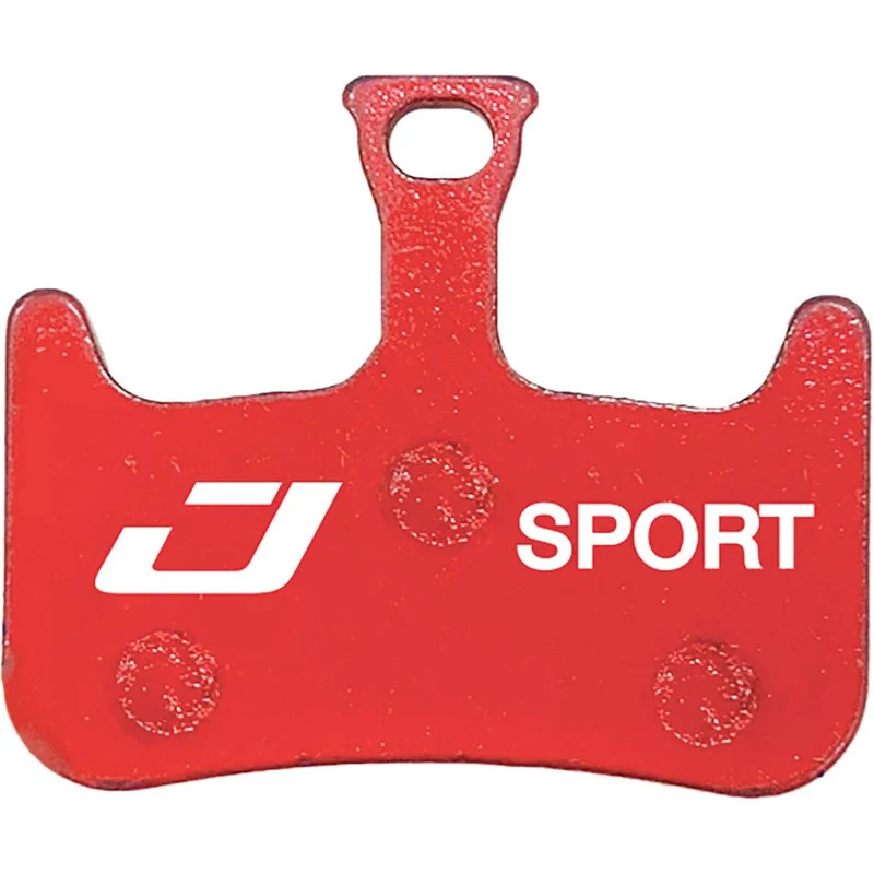 Jagwire Bremsbeläge Disc Sport Semi-Metallic für Hayes - Rot - Allround-Bremskraft