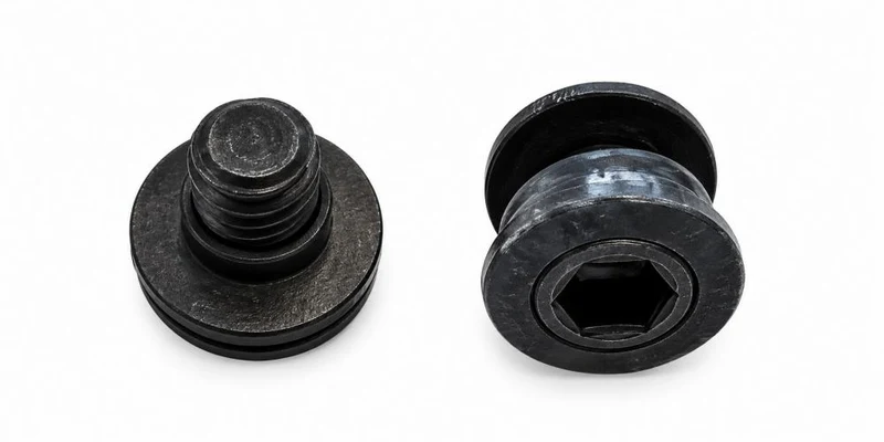 Miranda Kurbelschraube M10 x 13,5 mm Mini ISIS für Bosch Active Line Plus - schwarz