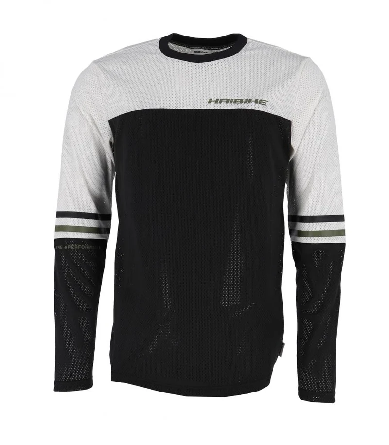 Haibike Hochries Freeride Langarmshirt - XXL, schwarz/multi