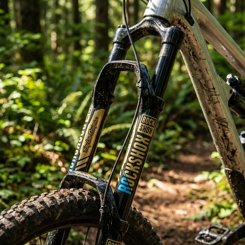 Rockshox Dekor Kit Troy Lee Designs-B/G 35mm Pike/Lyrik/Yari/Domain/Revel.(2018+)