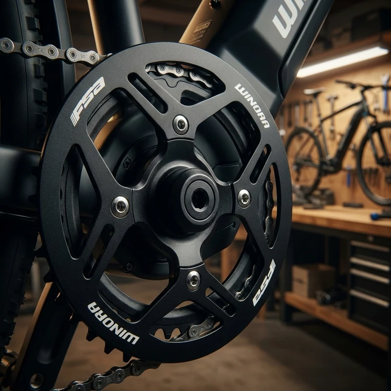 Yamaha Kettenschutzring für Winora 2015 für 48 Zähne FSA 104 Lochkreis