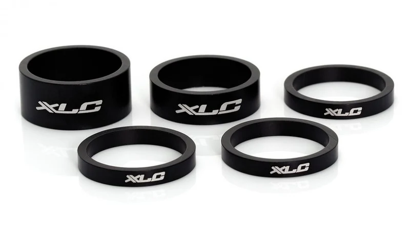 XLC A-Head Spacer-Set AS-A02 3 x 5, 1 x 10, 1 x 15, 1 1/8" matt/sz.