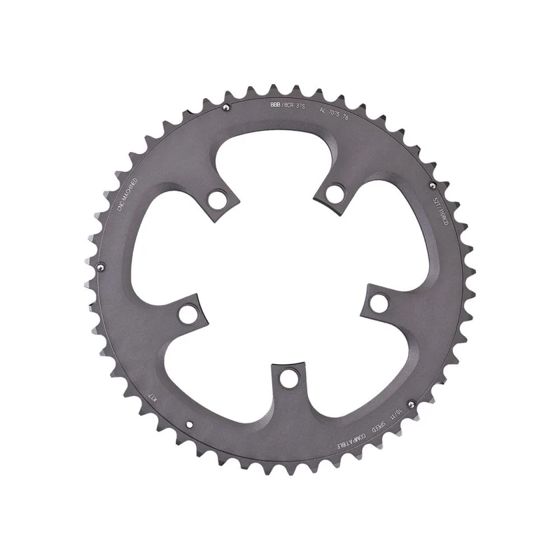 BBB Cycling BBB Kettenblat CompactGear type FC-6750 52T/110mm anthrazit - effiziente Rennrad-Performance