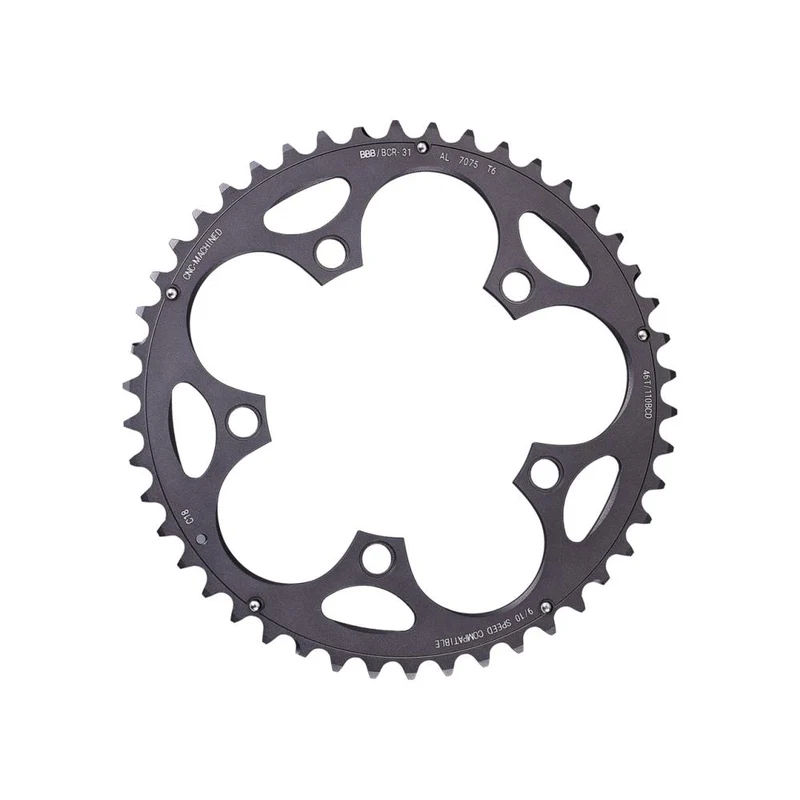 BBB Cycling BBB Kettenblatt CompactGear 48T/110mm anthrazit 48T/110mm anthrazit - effizientes Rennrad-Tuning