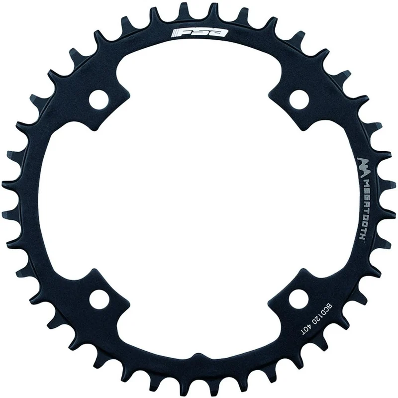 FSA Kettenblatt Road Omega Megatooth 4-Arm 1x 120 mm x 40 T Schwarz