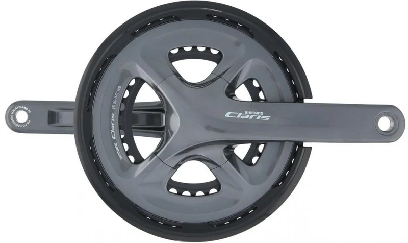 SHIMANO Kurbelgarnitur CLARIS FC-R2000 Kurbelgarnitur - 8-fach, 175 mm, 50-34 Zähne, 34 Zähne