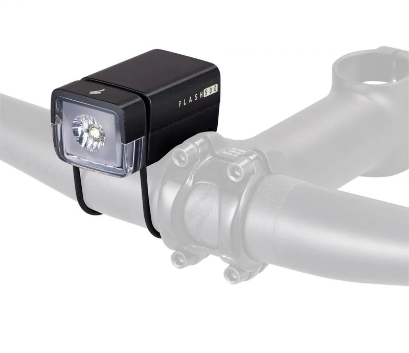 Specialized FLASH 500 HEADLIGHT 500 BLACK - kompakte Fahrradlampe mit starker Leuchtkraft - Frontlicht