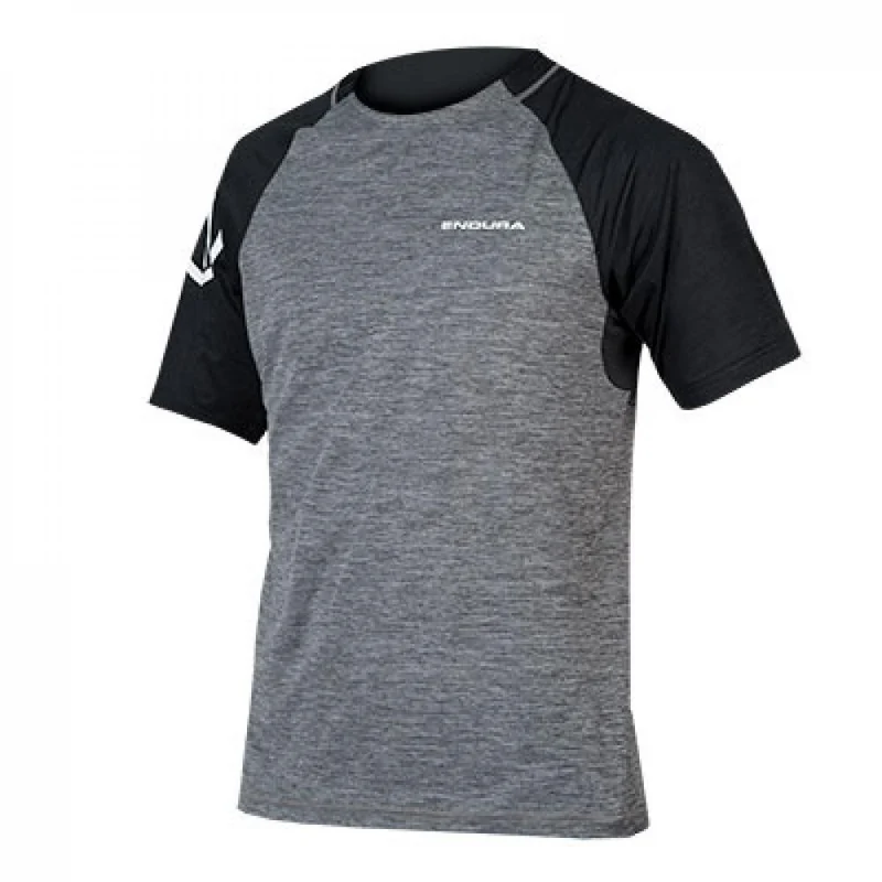 Endura SingleTrack Kurzarmtrikot Zinn-Grau Größe XXL