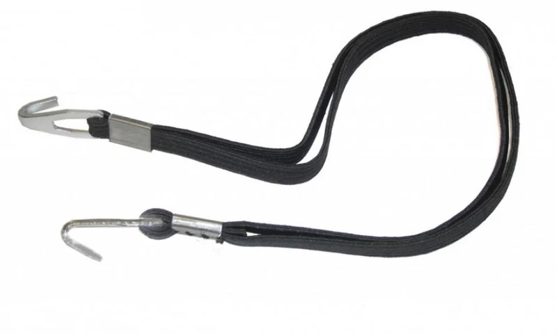 XLC Spanngurt RP-X01 580 mm schwarz - elastischer Gepäckgurt für Sattelstütz-Gepäckträger, robust & reißfest, mit stabilen Haken zur sicheren Befestigung