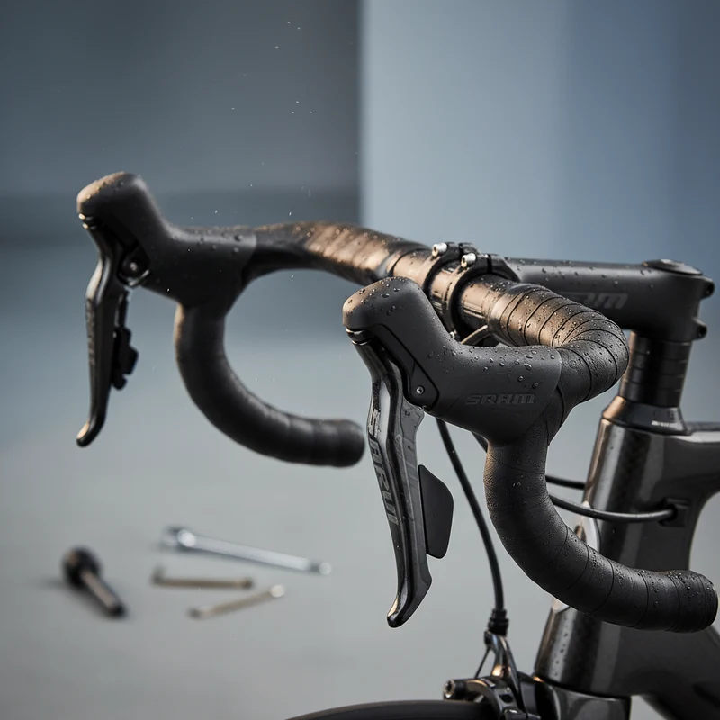 Ersatz-Abdeckungen SRAM Rival AXS E1 schwarz, per Paar, links und rechts